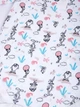 Боди 2 шт Looney Tunes Cimpa 80-86 см (12-18 мес) LT18510 Бело-розовый 8691109940322 - изображение 4