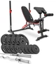 Набор Hop-Sport Strong 108кг со скамьей HS-1095 - изображение 1