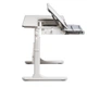 Функциональная парта-трансформер Fundesk Fiore 1200х600х520-760 мм Grey (1501453134) - изображение 8