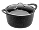Каструля із кришкою Vinzer Premium Granite Induction 24 см 5 л (89452) - изображение 1