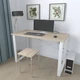 Письменный стол Ferrum-decor Драйв 750x1400x700 Белый металл ДСП Дуб Сонома 16 мм (DRA123) - изображение 1