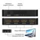 HDMI комутатор | світч на 4 порти Addap HVS-05, чотиринаправлений відео перемикач, 4К, Чорний - зображення 3