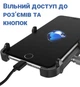 Алюмінієвий велосипедний тримач на кермо для смартфона GUB PLUS11, Black - зображення 4