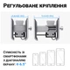Тримач для смартфона з USB зарядкою Addap BPH04 silver, з кріпленням на кермо мотоцикла/велосипеда, діагональ від 4" до 6,5" - зображення 4