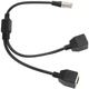 Разветвитель для сетевого кабеля Addap ES-02, сплиттер витой пары на 2 порта RJ45 Ethernet - изображение 2
