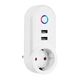 Розумна WiFi розетка з керуванням через смартфон Digital LIon IS02, з 2 USB портами, 16А - зображення 2
