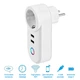 Розумна WiFi розетка з керуванням через смартфон Digital LIon IS02, з 2 USB портами, 16А - зображення 5