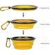 Дорожная складная силиконовая миска для собак Smart Pet, на 0,25 л, Yellow - изображение 5