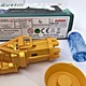 Пулемет автомат генератор мыльных пузырей пистолет Bubble gun Gatling желтый - изображение 3