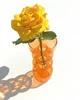 Ваза стеклянная REMY-DECOR Стелла оранжевая 14 см - изображение 4