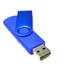 Флешка Jaster двухсторонняя 64GB OTG USB 2.0 microUSB синий - изображение 3