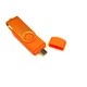 Флешка Jaster двостороння 64GB OTG USB 2.0 microUSB помаранчева - зображення 4