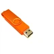 Флешка Jaster двостороння 64GB OTG USB 2.0 microUSB помаранчева - зображення 5