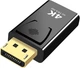 Відеоадаптер для передачі відео та аудіо з DisplayPort на HDMI OEM DP2HDMI-02, перехідник для ПК, ноутбука, монітора, 4K - зображення 1