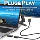 Відеоадаптер для передачі відео та аудіо з DisplayPort на HDMI OEM DP2HDMI-02, перехідник для ПК, ноутбука, монітора, 4K - зображення 8