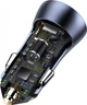 Автомобильное зарядное устройство Baseus Golden Contactor Pro Dual Quick Charger U+C 40W TZCCJD-0G Dark Grey - изображение 7