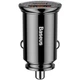 Автомобильное зарядное устройство Baseus Circular Plastic A+Type-C PPS 5А CCALL-YS01 Black - изображение 1