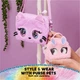 Інтерактивна міні-сумочка гаманець Кажан Purse Pets Baddie Bat 6064314 - зображення 6