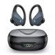 Беспроводные спортивные Bluetooth наушники BX17 водонепроницаемые с индикатором заряда Наушники для спорта Черный - изображение 1