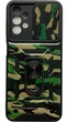 Чехол Camo c кольцом-подставкой на Samsung Galaxy A33 зеленый - изображение 1