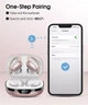 Бездротові спортивні навушники Bluetooth BX17 водонепроникні з індикатором заряду Жіночі навушники для спорту Рожевий - зображення 5
