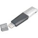 Флеш-накопитель USB3.0 64GB Lightning SanDisk iXpand Mini Black/Silver (SDIX40N-064G-GN6NN) - изображение 2