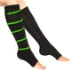 Компресійні гольфи на блискавці Zip Sox від варикозу для покращення кровообігу (чорні, S) - зображення 1