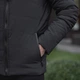 Зимняя куртка с капюшоном Pobedov S Черная К-763 - изображение 7