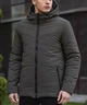 Стеганая куртка с капюшоном Pobedov 2XL Хаки К-764 - изображение 1