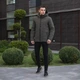 Стеганая куртка с капюшоном Pobedov 2XL Хаки К-764 - изображение 5