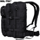 Тактический рюкзак 36 л Черный MIL-TEC Assault 36L Black с системой MOLLE Военный Рюкзак Армейский Штурмовой Водоотталкивающий - изображение 4