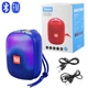 Стильная портативная Bluetooth колонка TG-609 BLUE с цветомузыкой (радио, флешка, блютуз) - изображение 2