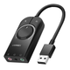 Внешняя USB звуковая карта Ugreen CM129 с регулятором громкости, 3в1 - изображение 2