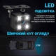 Автомобильная парковочная камера заднего вида Podofo R0003A-2P, с LED подсветкой, IP66, 170° - изображение 6