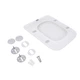Сиденье для унитаза Qtap (Tern) с микролифтом Slim QT99HXU10W - изображение 6