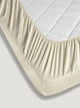 Простынь на резинке Arya Сатин London AR-A107300-creamy 180х200х30 см кремовая - изображение 3