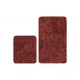 Набор ковриков для ванной Arya Damaks AR-A107216-Burgundy 2 предмета бордовых - изображение 1