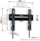 Настенное крепление для телевизора Vogels TVM 3203 Black (3832030) - изображение 2
