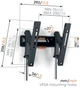 Настенное крепление для телевизора Vogels TVM 3213 Black (3832130) - изображение 2
