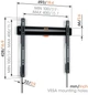 Настенное крепление для телевизора Vogels TVM 3403 Black (3834030) - изображение 2