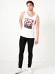 Мужская майка LC Waikiki Ride the wave с принтом пальмы S Белая (LCW T-shirt -7221) - изображение 5