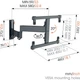 Настенное крепление для телевизора Vogels TVM 3463 OLED Black (3834630) - изображение 14