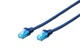 Патч-корд DIGITUS CAT 5e UTP, 1м, AWG 26/7, CCA, PVC, синій - изображение 1