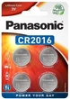 Батарейка Panasonic літієва CR2016 блістер, 4 шт. - зображення 1