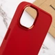 Чехол Epik Bonbon Metal Style для Apple iPhone 12 Pro / 12 Красный / Red - изображение 5