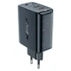 Сетевое зарядное устройство Acefast A29 GaN 2xType-C, 3A, 50W, PD, QC3.0/QC4.0+ адаптер с быстрой зарядкой Black - изображение 2