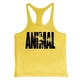Мужская майка для бодибилдинга ANIMAL Pink Hero желтая 11908-4 M - изображение 2