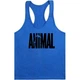 Мужская майка для бодибилдинга ANIMAL Pink Hero синяя11908-2 L - изображение 2