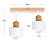 Потолочный светильник WoodLume 2 Line White - изображение 2