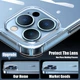 Противоударный Силиконовый чехол Fruct Full Cover для iPhone 14 Pro Усиленные бортики Прозрачный - изображение 2
